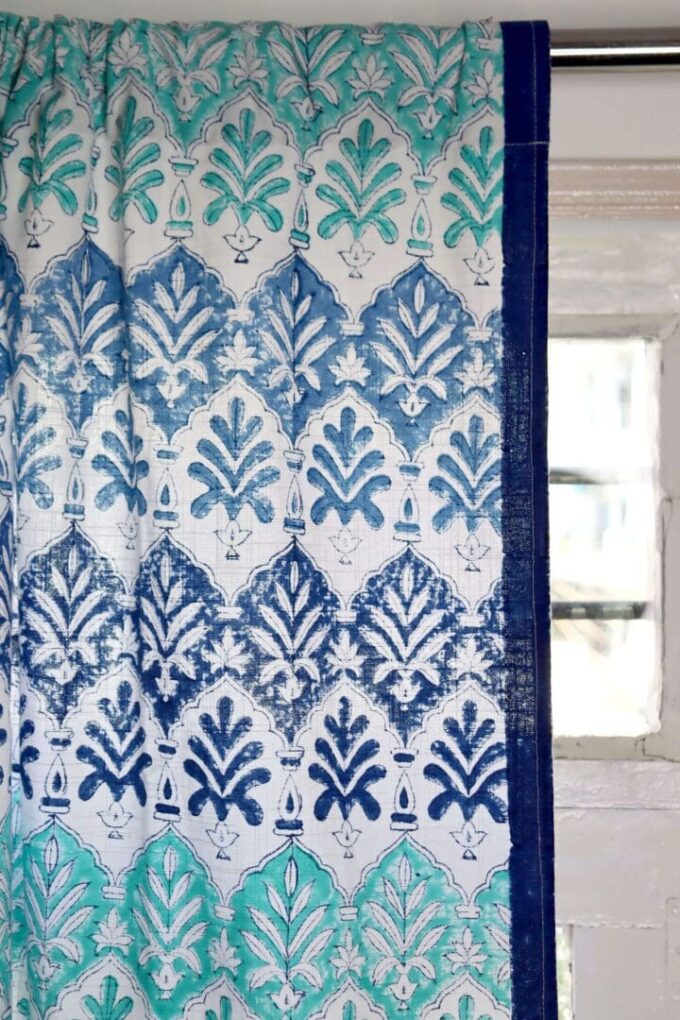 Jharonkha Block Printed Curtains - Image 6