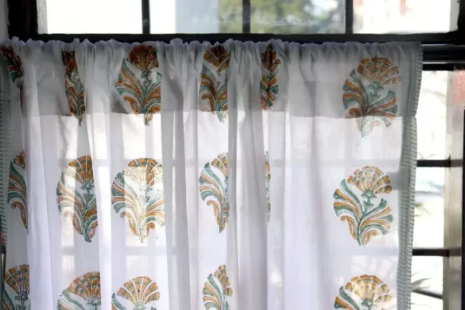 Chaman Block Printed Curtain - Image 5