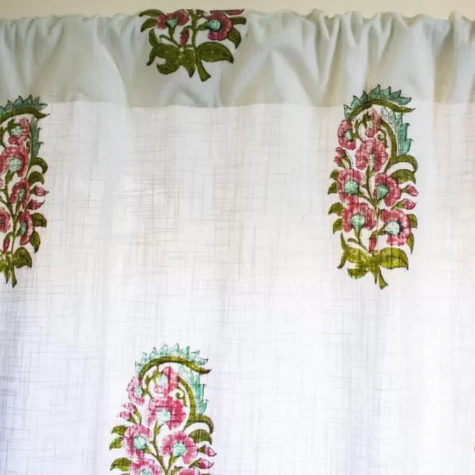 Gul Block Printed Curtains - Image 5