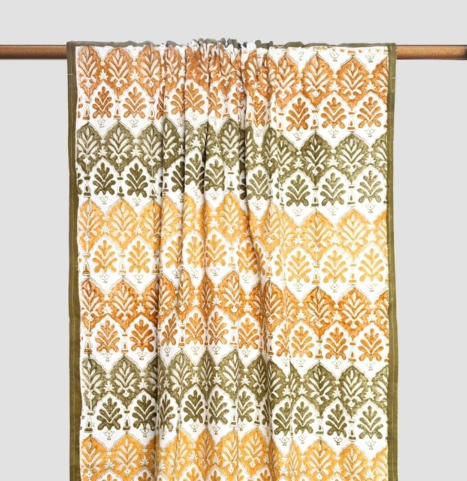 Jharonkha Block Printed Curtains